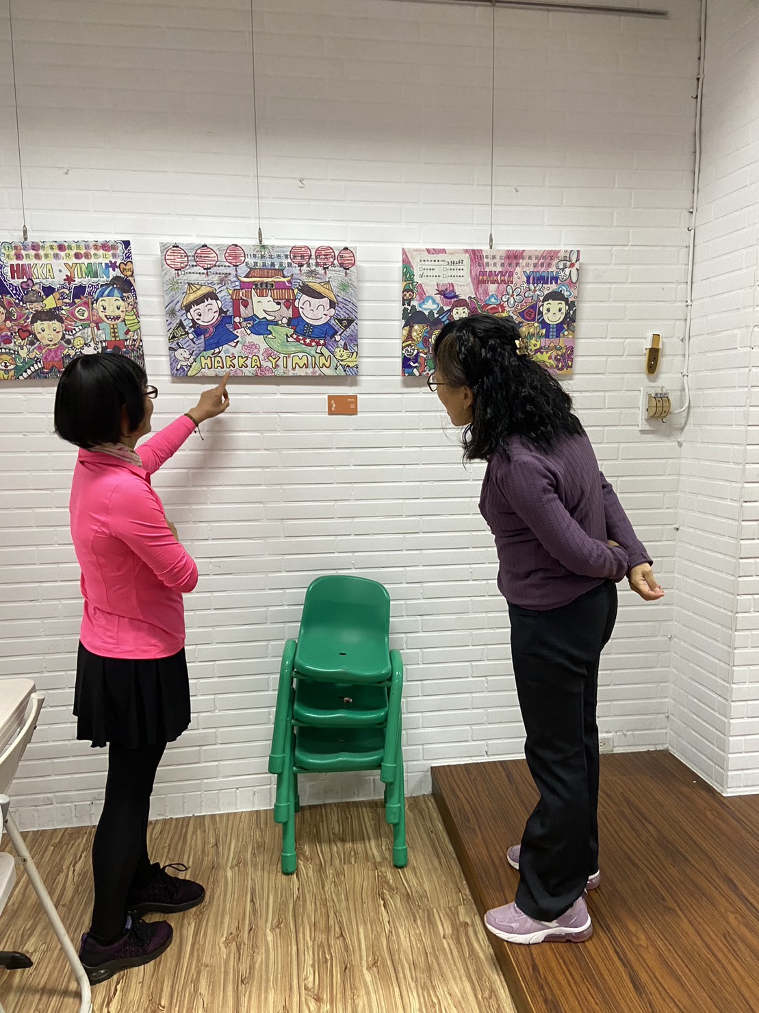 「毛寶貝義家親」兒童著色比賽得獎作品展出