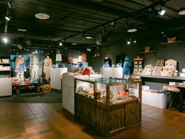 新北客家文化園區文創店內部空間一隅